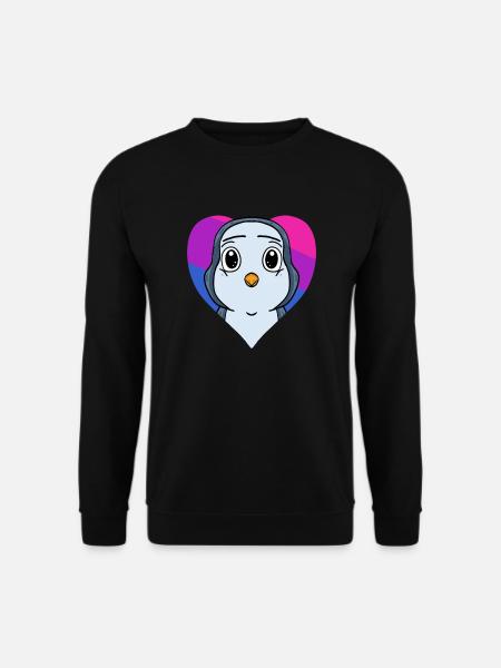 Bisexual Penguin Gift - Unisex Sweatshirt - black
