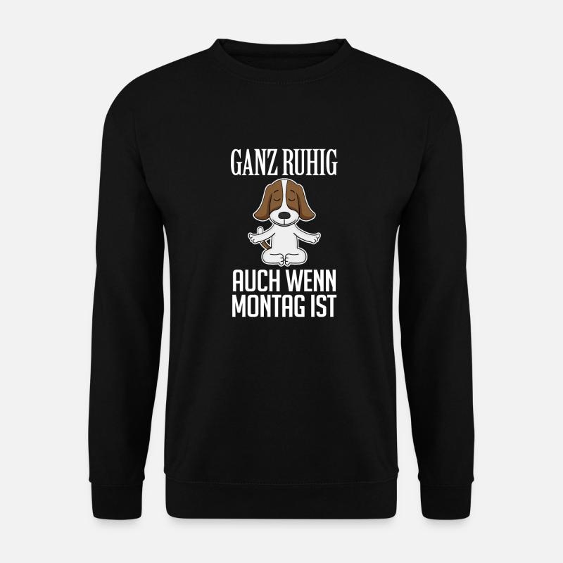 Basset Hound - Unisex Pullover - Schwarz
