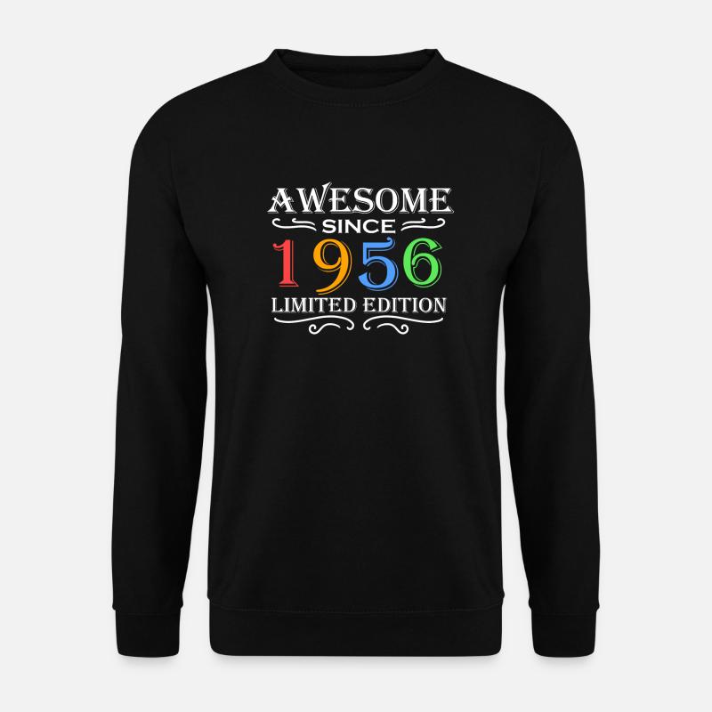 1956 - Born 1956 - Unisex Sweatshirt - black