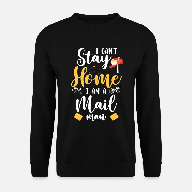 Postal parcel service courier - Unisex Sweatshirt - black