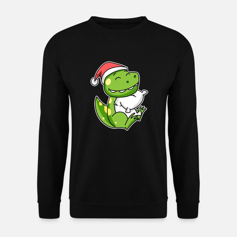 Dinosaurs Christmas Sleep Sleep - Unisex Sweatshirt - black