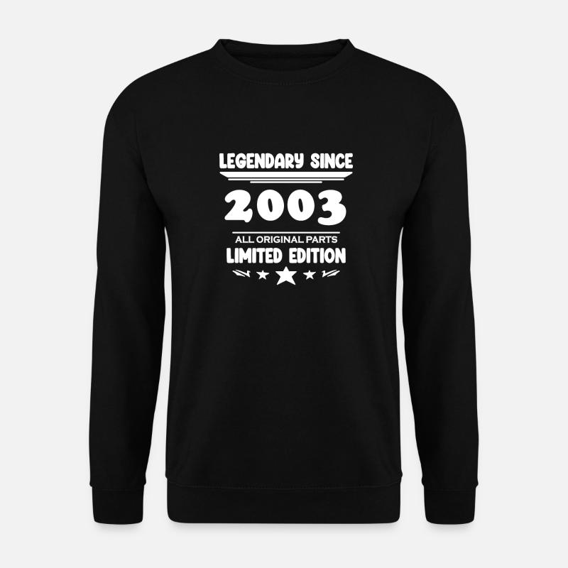 2003 - Born 2003 - Unisex Sweatshirt - black