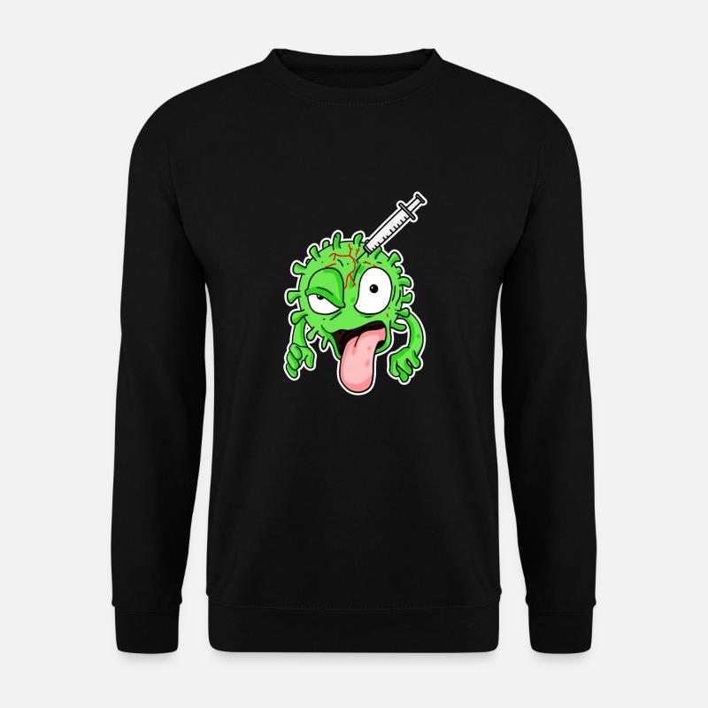 Virus vaccination - Unisex Sweatshirt - black