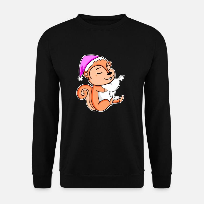 Squirrel - Unisex Sweatshirt - black