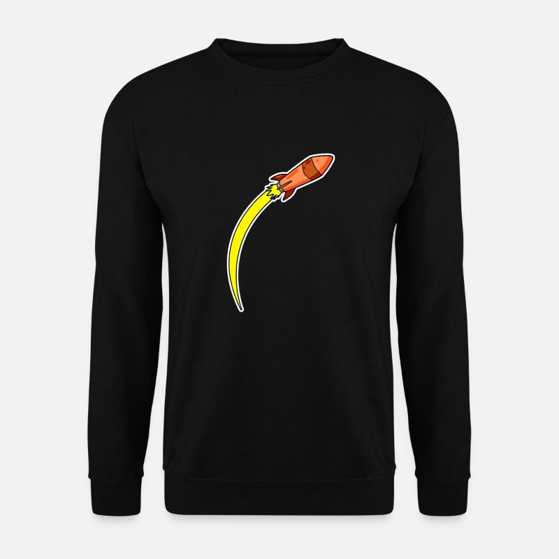 Rocket Orange - Unisex Sweatshirt - black