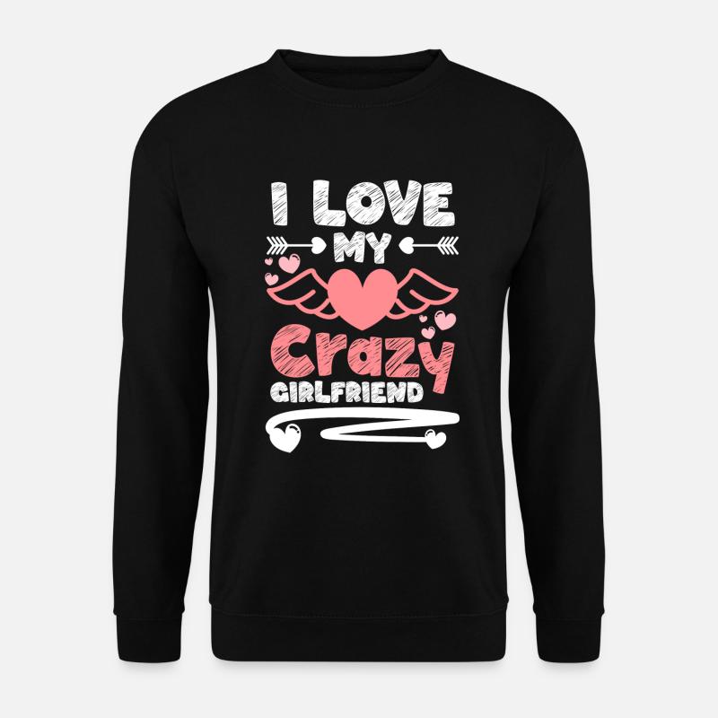 Romantic couple Great Love - Unisex Sweatshirt - black