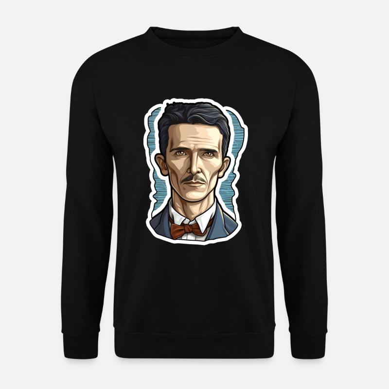 Nikola Tesla - Unisex Pullover - Schwarz