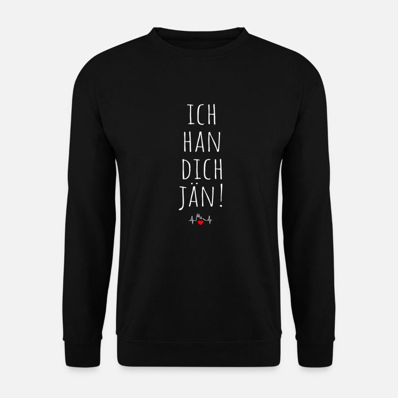 Ich Han Dich Jän Kölsch Kölle Kölner Karneval Köln - Unisex Pullover - Schwarz