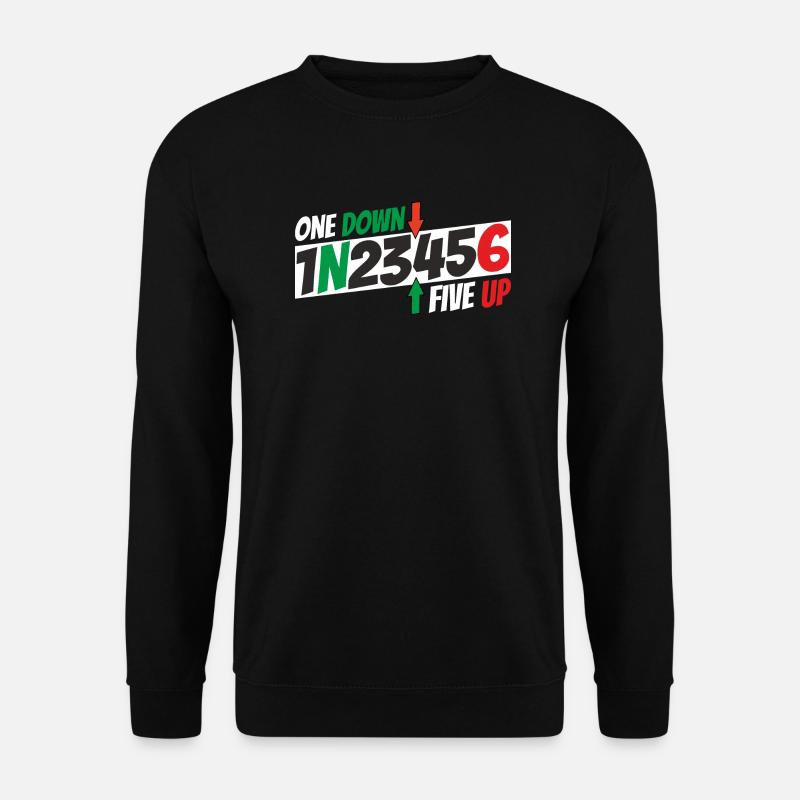 One down - five up - Unisex Sweatshirt - black