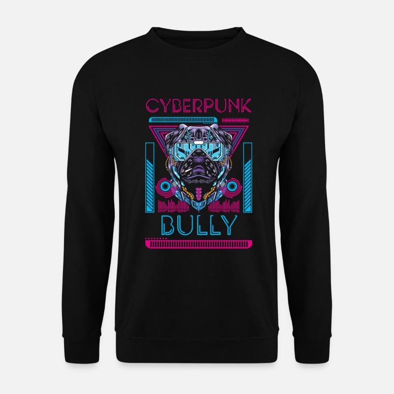 Cyborg Android Neon - Unisex Sweatshirt - black