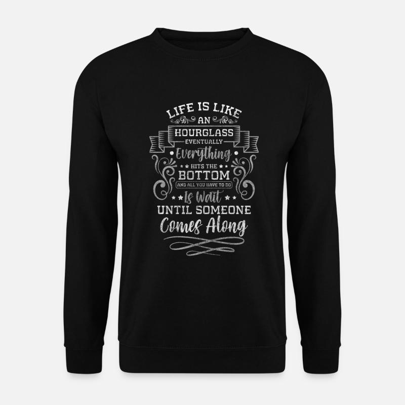 Hourglass Art - Unisex Sweatshirt - black