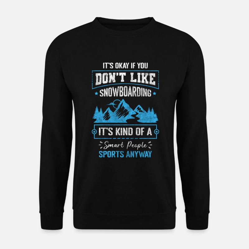 Snowboarder Tailgrab - Unisex Pullover - Schwarz