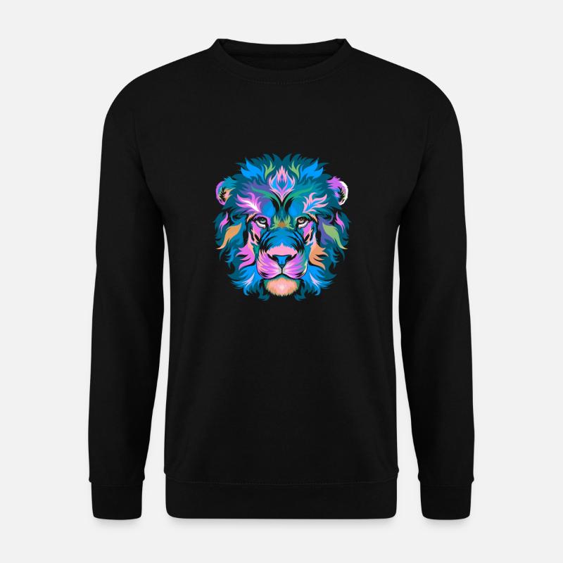 Lion Lion Lion Head - Unisex Sweatshirt - black