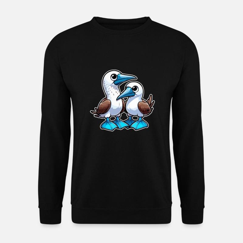 Vogel Blaufuß Tölpel Vogel Geschenk - Unisex Pullover - Schwarz