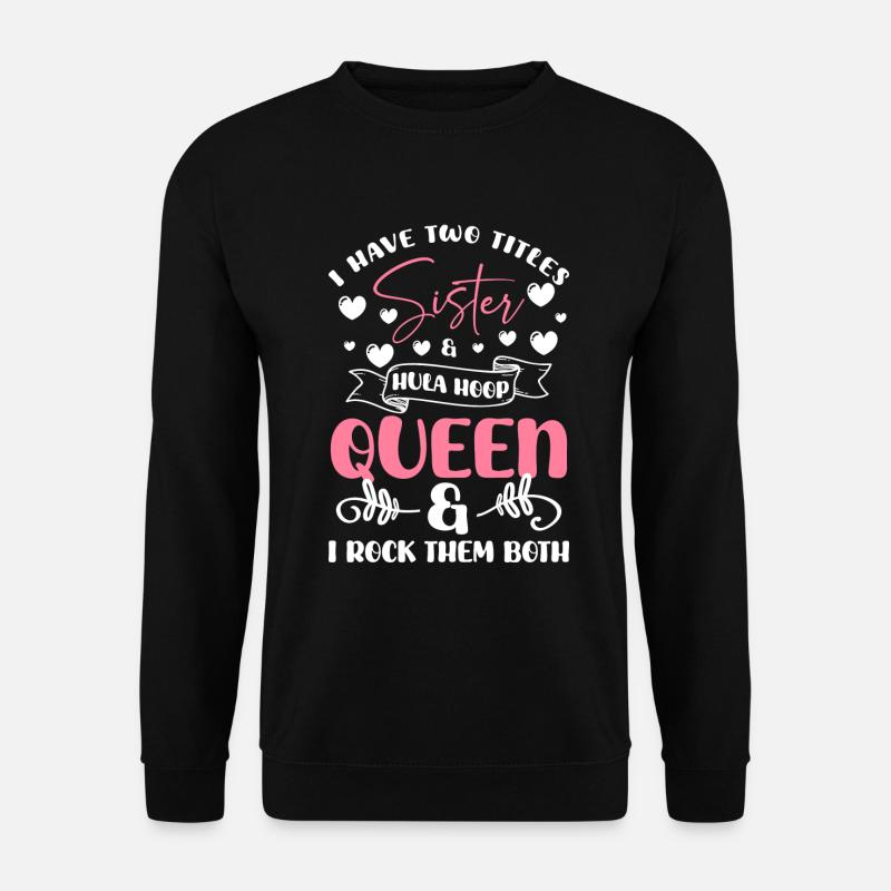Hullern Ring Slimming Fit - Unisex Sweatshirt - black
