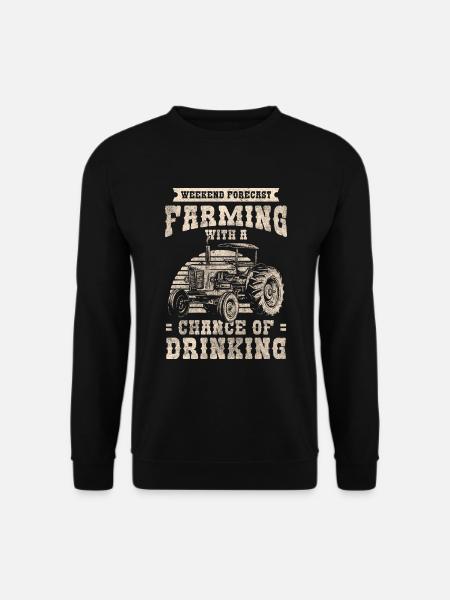 Bauer Karriere Ernte Landleben - Unisex Pullover - Schwarz