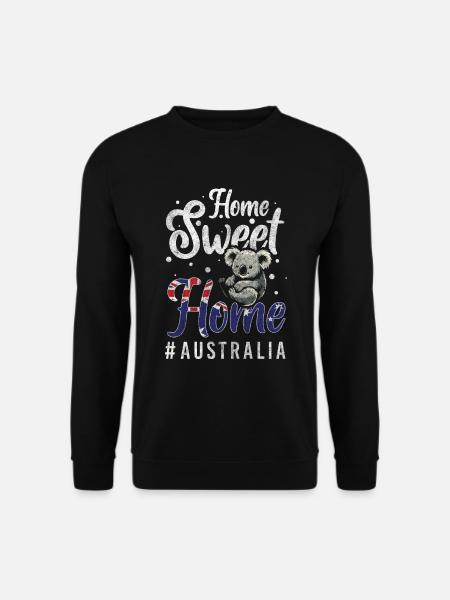 Down Under Travel Flag Exotic - Unisex Sweatshirt - black
