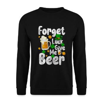Ireland Excursion Irish - Unisex Sweatshirt - black - Front - Alina (178cm) & Michal (187cm)