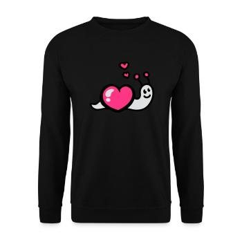 Ver du cœur 3 - Sweat-shirt Unisexe - noir - Devant - Alina (178cm) & Michal (187cm)