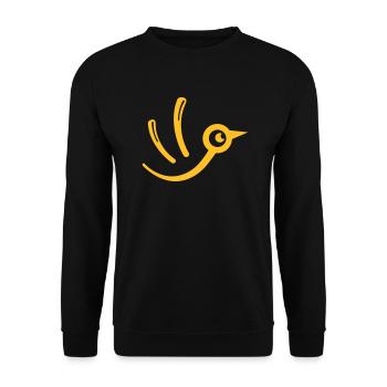 Little Bird - Unisex Sweatshirt - black - Front - Alina (178cm) & Michal (187cm)
