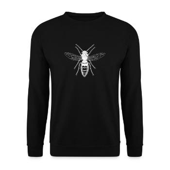 Wasp - Unisex Sweatshirt - black - Front - Alina (178cm) & Michal (187cm)