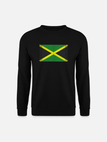coeur jamaïque jamaïque rasta saveur jamaïcaine ragga - Sweat-shirt Unisexe - noir