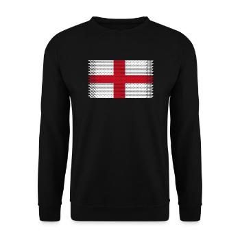 heart england london love english english english flavour - Unisex Sweatshirt - black - Front - Alina (178cm) & Michal (187cm)
