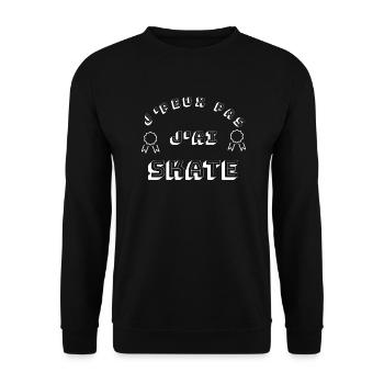 Skate - Sweat-shirt Unisexe - noir - Devant - Alina (178cm) & Michal (187cm)