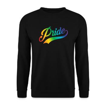 Pride Script clr - Sweat-shirt Unisexe - noir - Devant - Alina (178cm) & Michal (187cm)