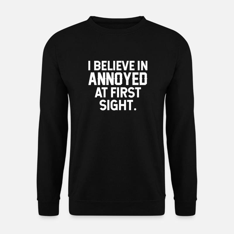 Genervter Anblick: Sofortige Stimmung - Unisex Pullover - Schwarz