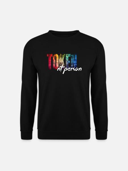 Einer ist immer neurotypisch: Die Token NT-Person! - Unisex Pullover - Schwarz