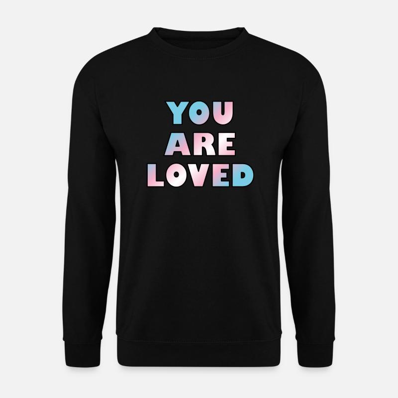 Trans youth are loved - Unisex Sweatshirt - black