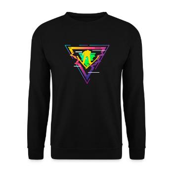 Skispringen - Unisex Pullover - Schwarz - Vorne - Alina (178cm) & Michal (187cm)