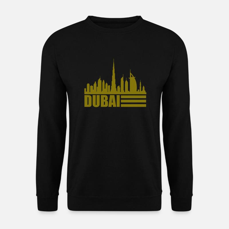 dubai skyline 1 - Unisex Pullover - Schwarz
