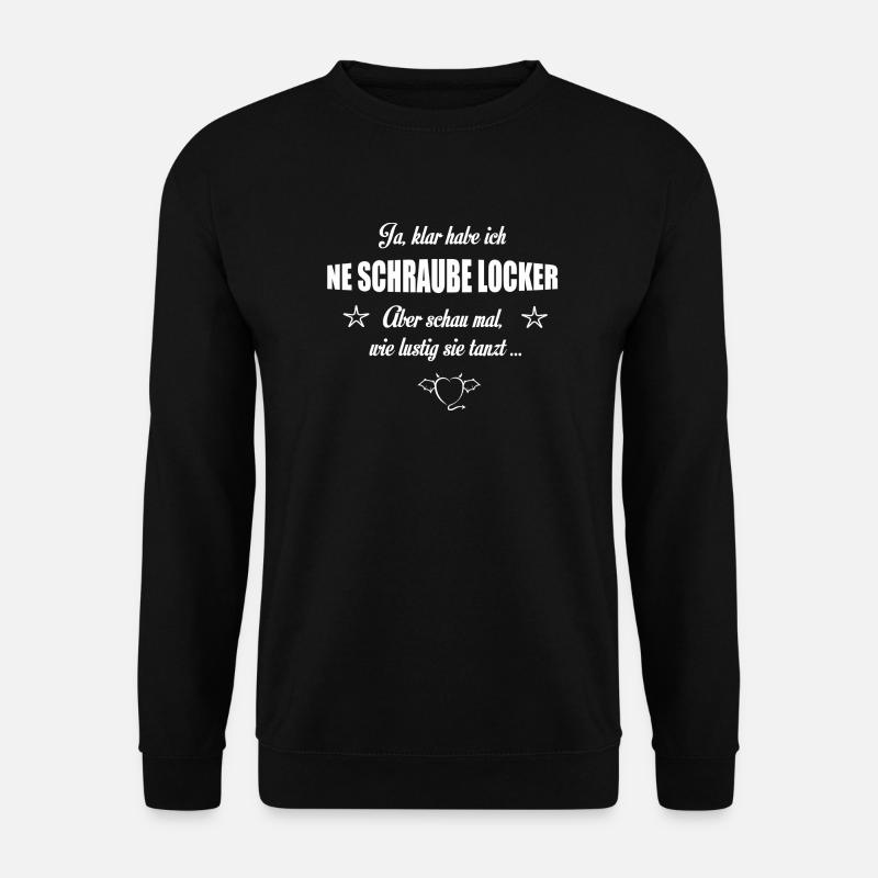 Schraube locker - Unisex Pullover - Schwarz