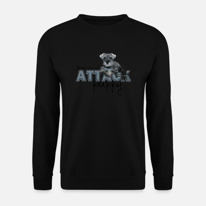 Schnauzer Attack - Unisex Sweatshirt - black