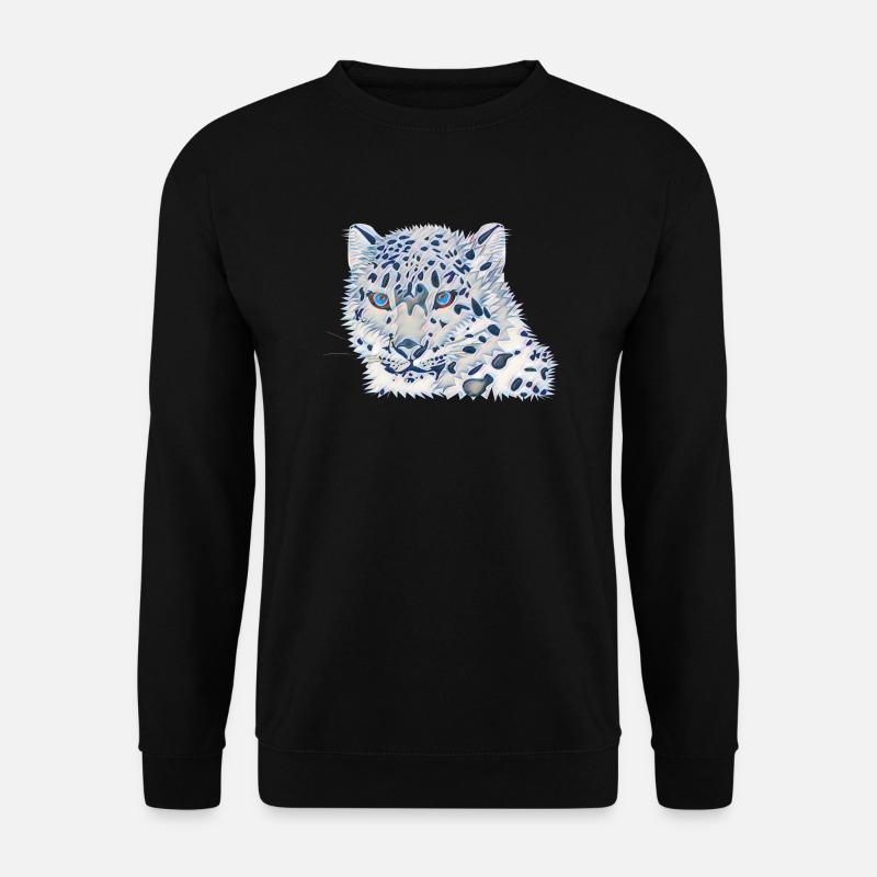 Leopard - Unisex Pullover - Schwarz