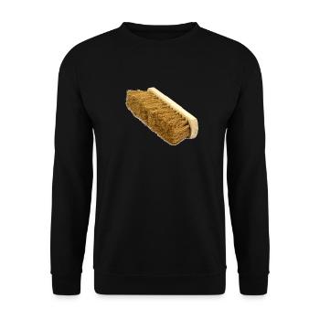 broom - Unisex Sweatshirt - black - Front - Alina (178cm) & Michal (187cm)