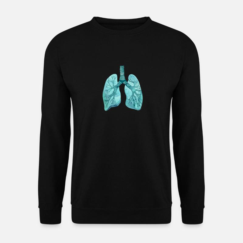 Lunge Mediziner - Unisex Pullover - Schwarz