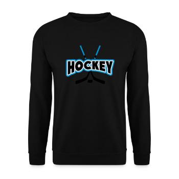 Hockey - Unisex Pullover - Schwarz - Vorne - Alina (178cm) & Michal (187cm)