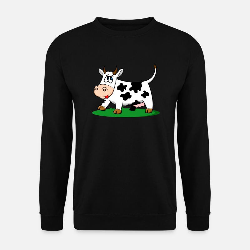 Cow Animal Funny Gift Gift Idea - Unisex Sweatshirt - black