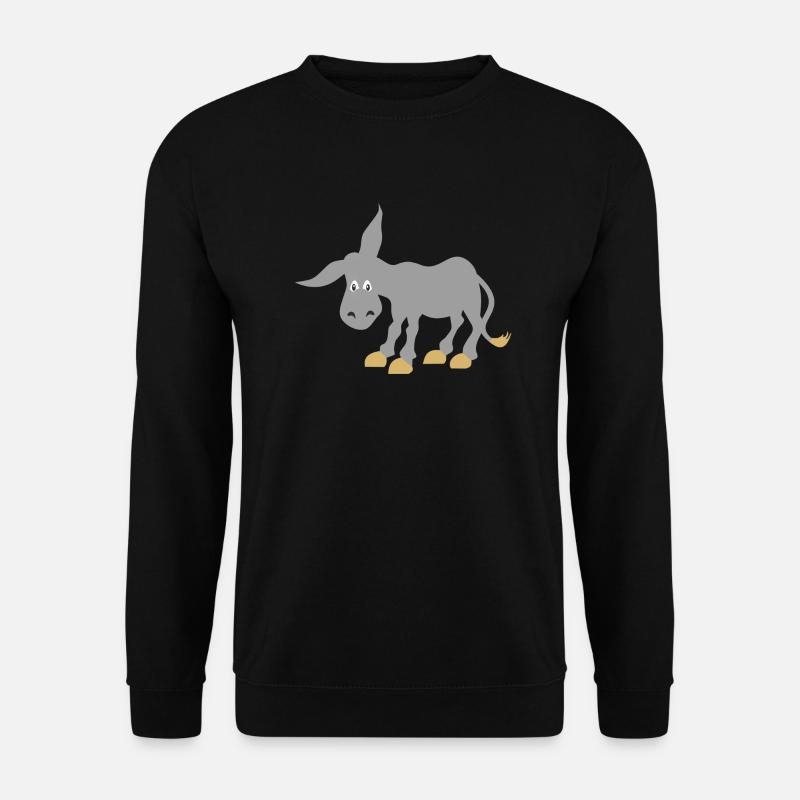esel - Unisex Pullover - Schwarz