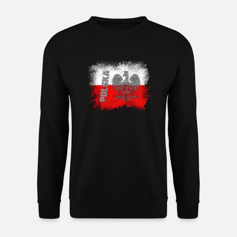 Polska - Unisex Pullover - Schwarz