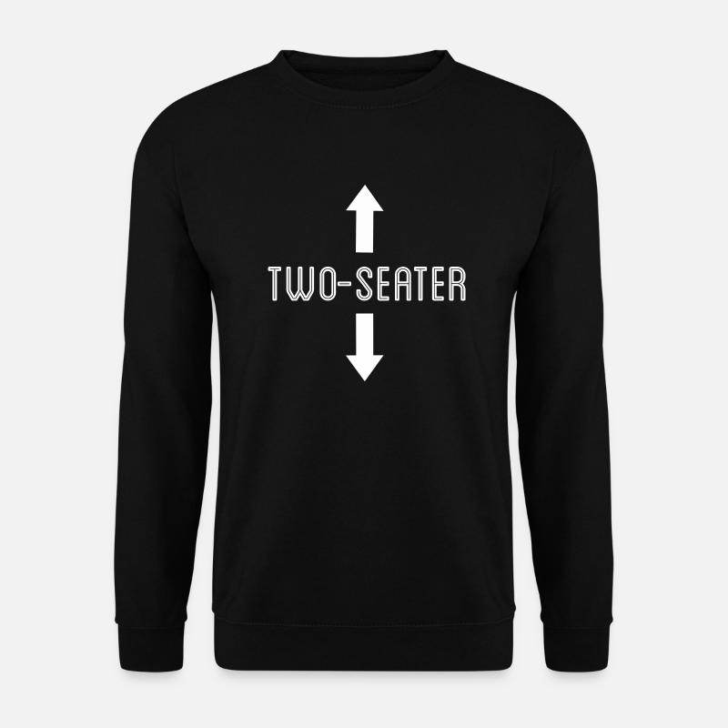 two seater - Unisex Sweatshirt - black