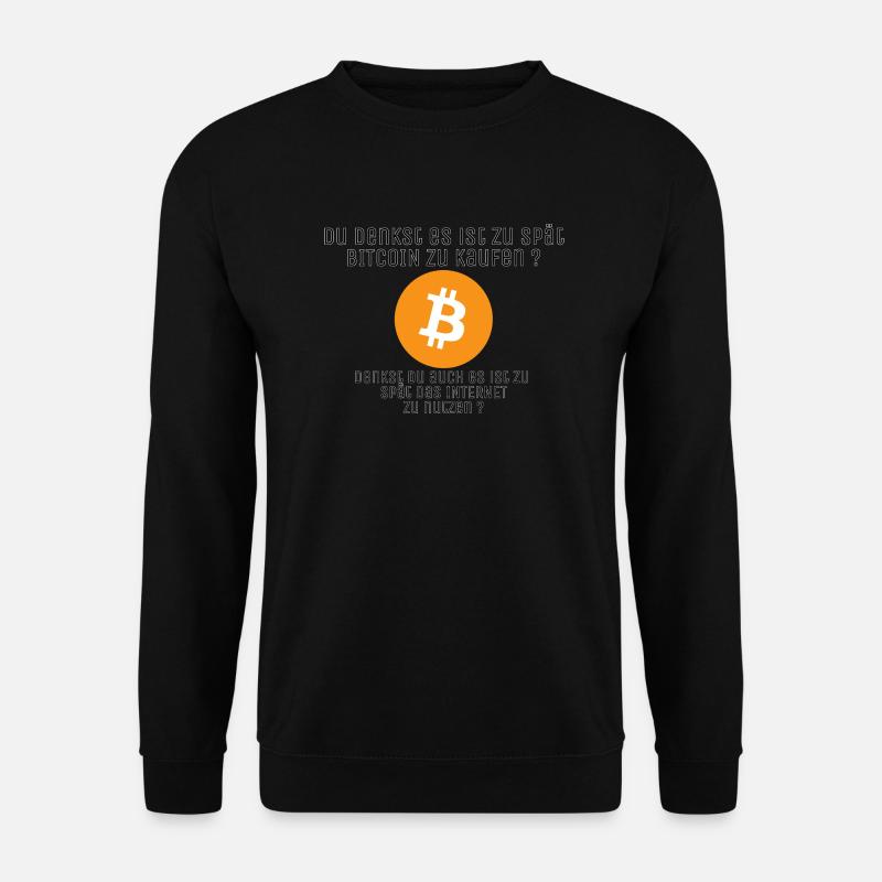 Bitcoin kaufen - Unisex Pullover - Schwarz