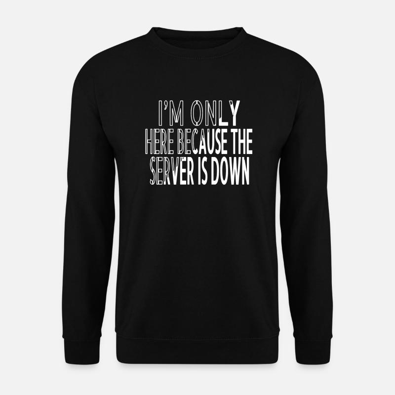frontend developer fathersday computer scientist - Unisex Sweatshirt - black