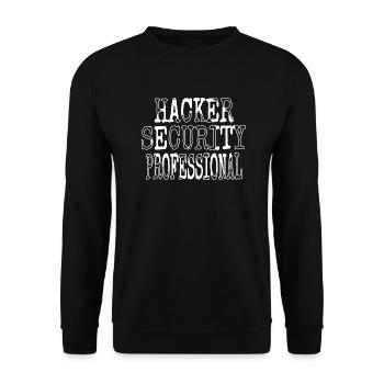 but i do geek codes equestrian hack the box - Unisex Pullover - Schwarz - Vorne - Alina (178cm) & Michal (187cm)