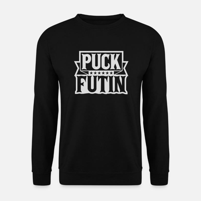 puck futin Logo Design - Unisex Pullover - Schwarz