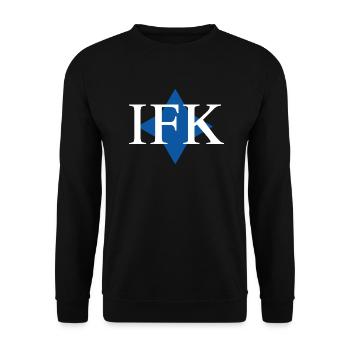 IFK Östergötland - Unisex Pullover - Schwarz - Vorne - Alina (178cm) & Michal (187cm)