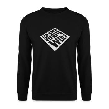 Citation du Grand Méchant Loup - Sweat-shirt Unisexe - noir - Devant - Alina (178cm) & Michal (187cm)